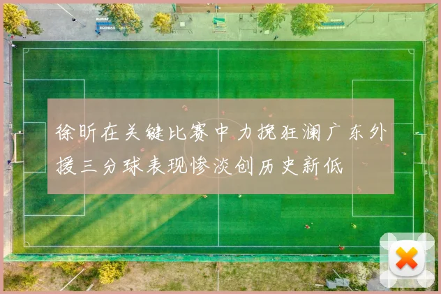 徐昕在关键比赛中力挽狂澜广东外援三分球表现惨淡创历史新低
